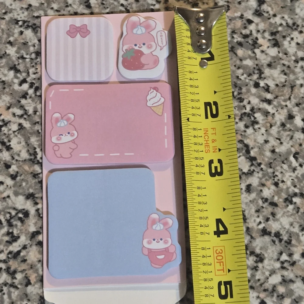 2 Cute Animal Sticky Notes Memo Pad Set